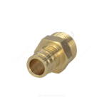 Муфта для PE-X труб радиальная латунь Дн 16х1/2" НР РОС