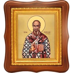 Аверкий Иерапольский, равноапостольный епископ. Икона на холсте.