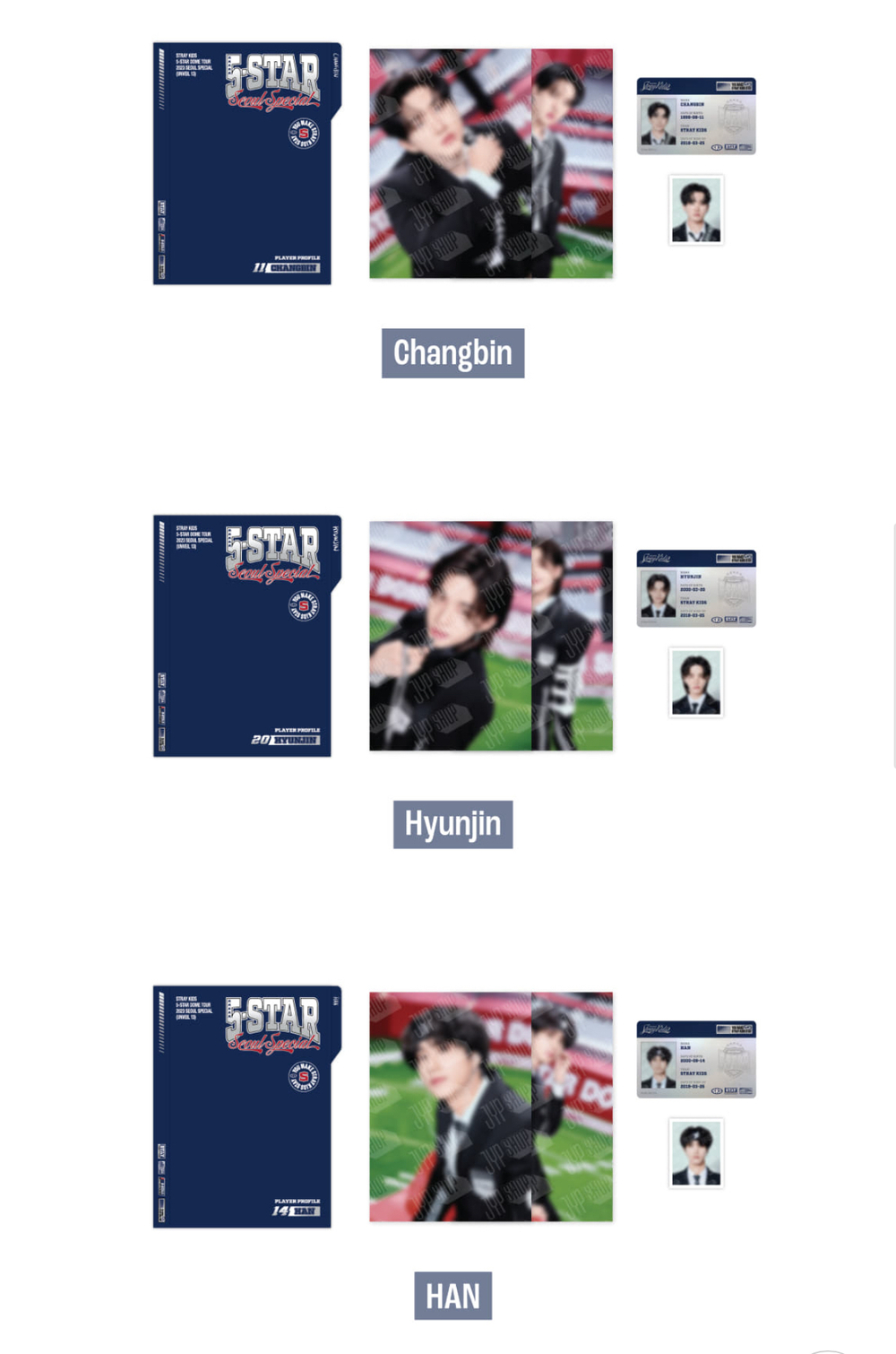 Набор Stray Kids PLAYER PROFILE - 5-STAR Seoul Special