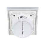 Вытяжной сверхмощный вентилятор ММ-Р 01 пластик овал 169 м³/час с обратным клапаном белый