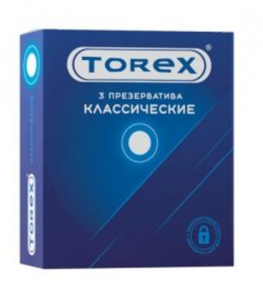 Гладкие презервативы Torex Классические - 3 шт.