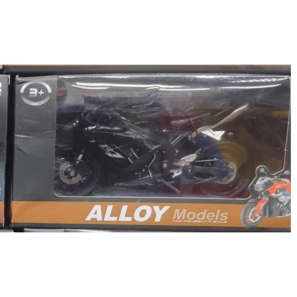 Игрушечный гоночный мотоцикл "Alloy models" масштаб 1:12