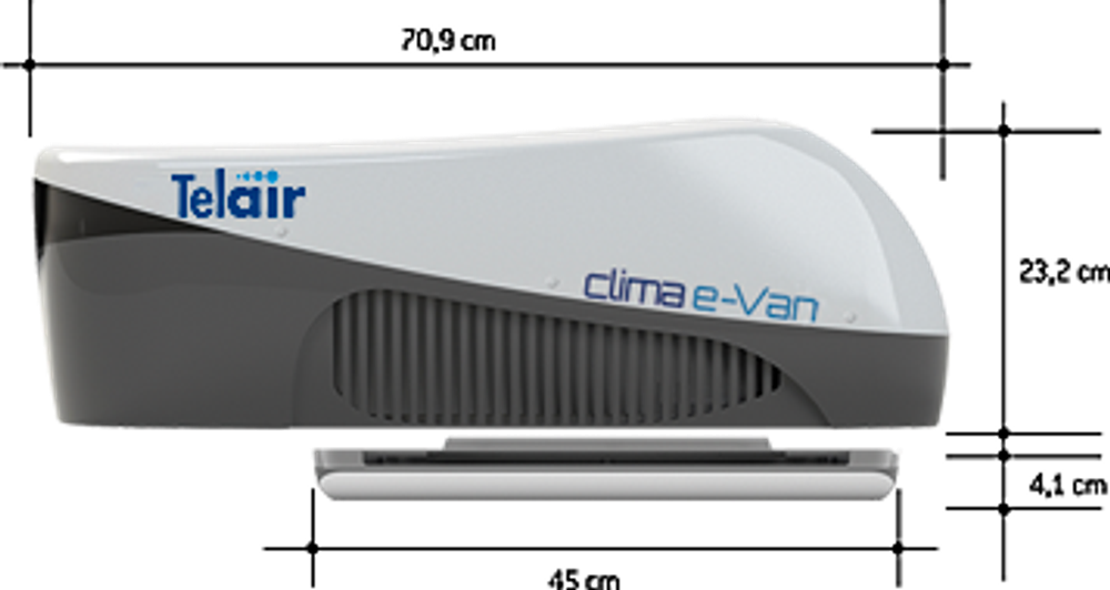 Автокондиционер TELAIR Clima e-Van 7400H