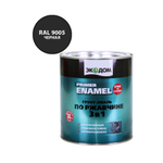 ГРУНТ- ЭМАЛЬ ПО РЖАВЧИНЕ ЭКОДОМ 3В1 ЧЕРНЫЙ 0,9КГ