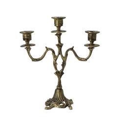 Bello De Bronze Канделябр Асти 3-х рожковый, антик