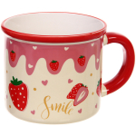 Кружка керамическая 350мл «Клубничка» рисунок микс