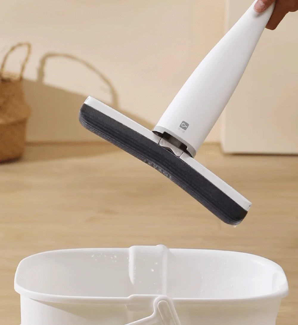 Полотер/Швабра Xiaomi Blue Small Fish Squeeze MOP PU03A