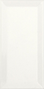 Dar Ceramics Biselado Blanco Brillo 10x20