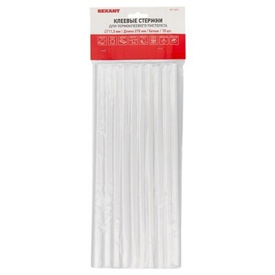 Клеевые стержни 11мм/270 ммREXANTуп.10 шт-09-1270