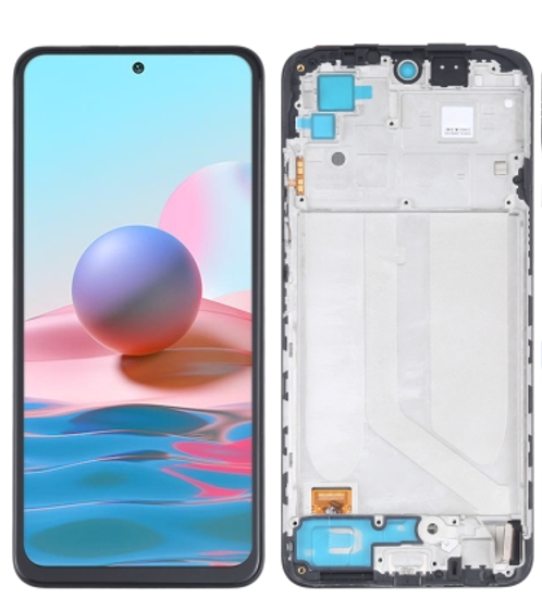 Дисплей LCD для Xiaomi Redmi Note 10/10S/Poco M5s  модуль с рамкой - (OLED) KBS