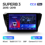 Teyes CC2 Plus 10.2" для Skoda Superb 2015-2019