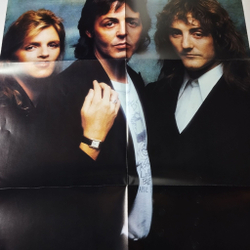 Винтажная виниловая пластинка LP Paul McCartney Wings London Town (Japan 1978) (Obi) (Poster) Deliver Your Children