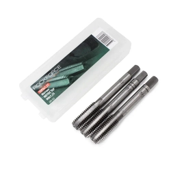 Метчик M8x1,25 (3шт), в пластиковом футляре RockForce##Rock FORCE RF-TAP8x1,25