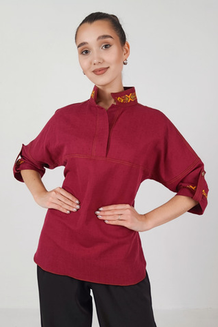 Блузка с чувашской вышивкой