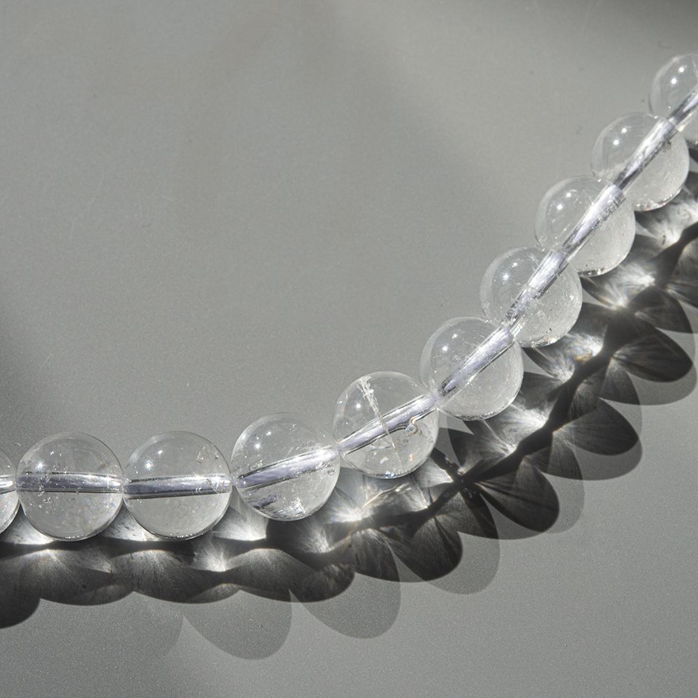 Горный хрусталь "Хлопковый" натуральный, шар 12,3мм