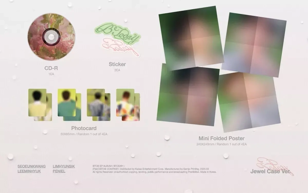 Альбом BTOB - BTODAY [Jewel Case ver.]