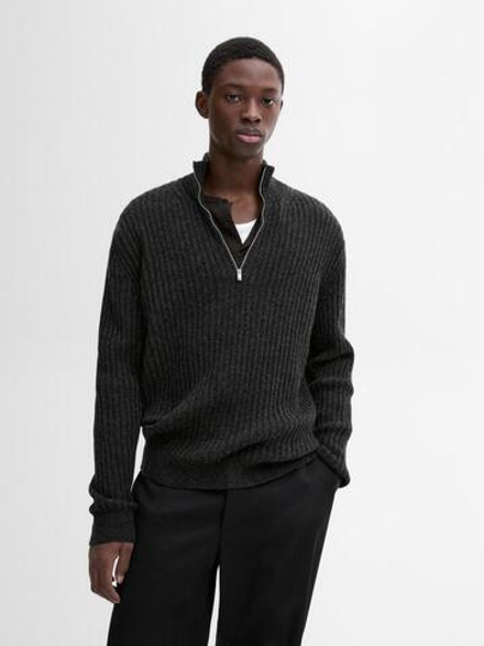 Massimo Dutti Свитер из смесовой шести, маренго