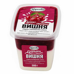 Творожный десерт Киреево Вишня 500 гр