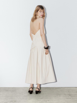 Massimo Dutti Топ из 100% льна - Studio, натуральный