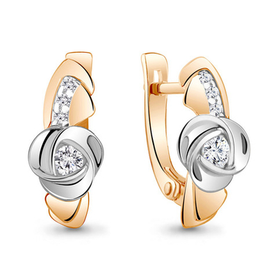 942165к Серьги из Золота с бриллиантами