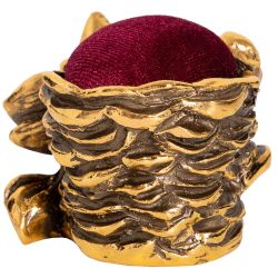 Игольница Орхидея Ликаста Бронза