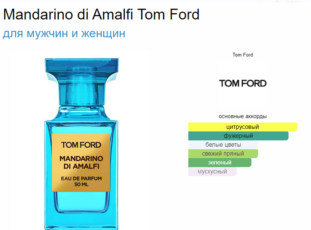 Tom Ford Mandarino Di Amalfi