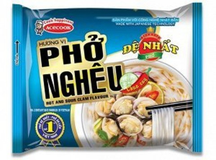 Рисовая лапша-суп Фо Ngheu, De Nhat (Acecook), вкус мидий, 65 гр.