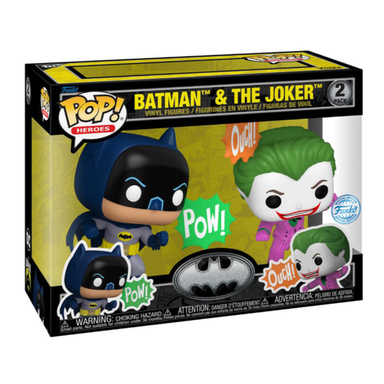 Фигурка Funko POP! Heroes Batman 85th Batman & Joker (Exc) 2PK 82125