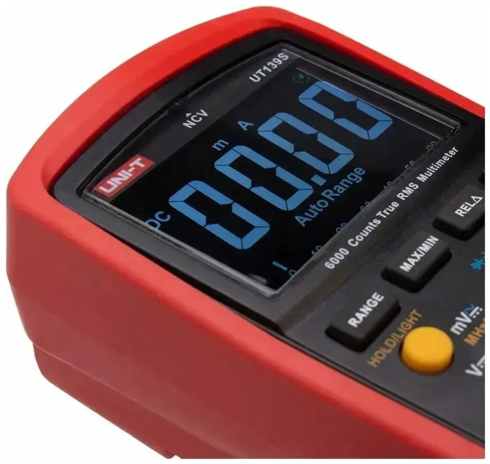 Мультиметр UT139S UNI-T оригинал автомат емкость температура частота NCV True RMS инверсный дисплей