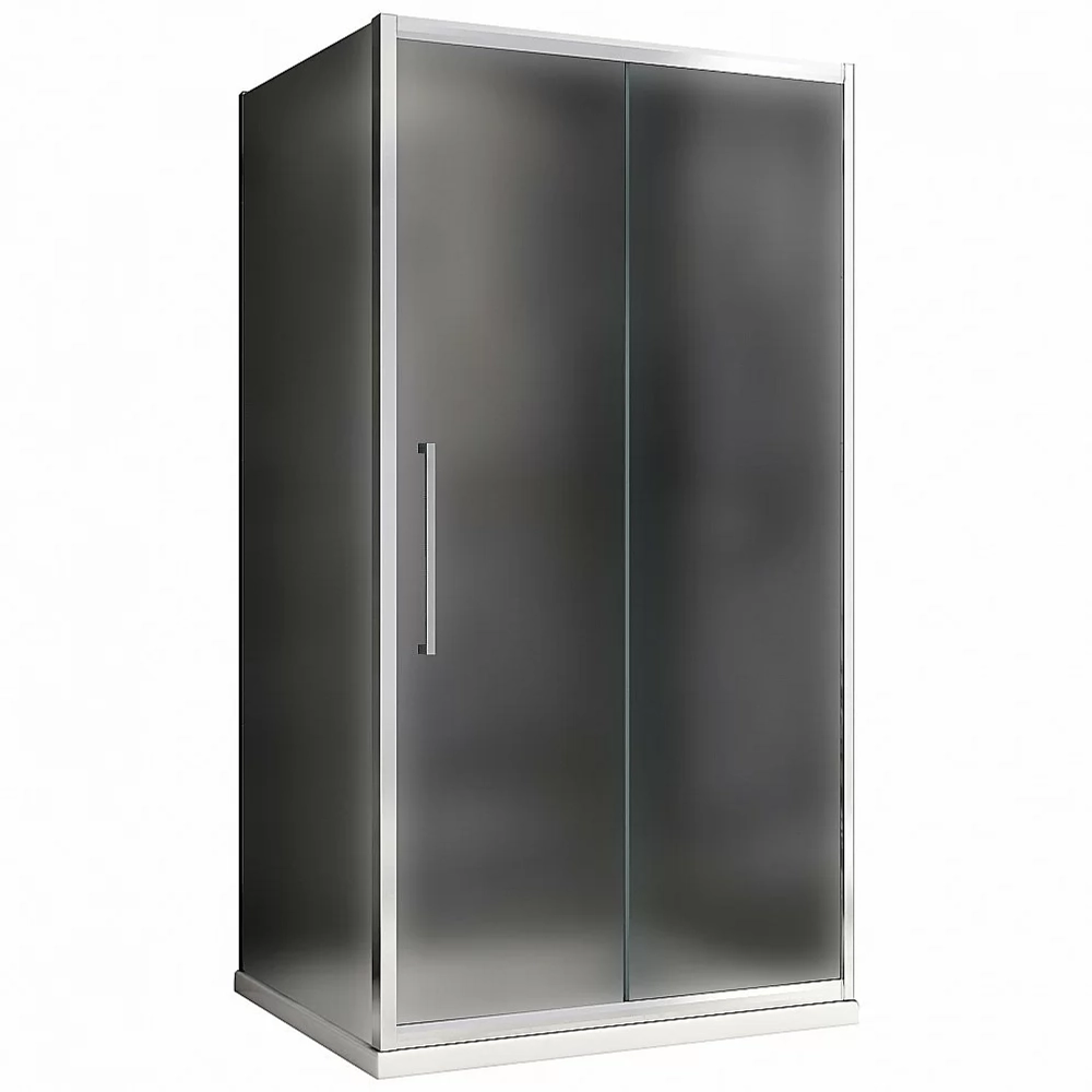 Душевой уголок ABBER Schwarzer Diamant AG30140MH-S70M 140x70 стекло матовое/профиль хром