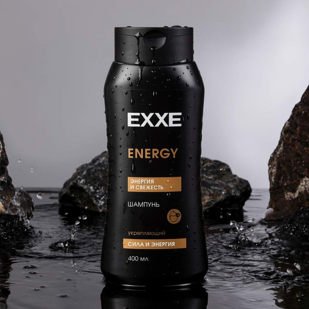 Шампунь мужской "Сила и энергия" 400мл ENERGY EXXE MEN