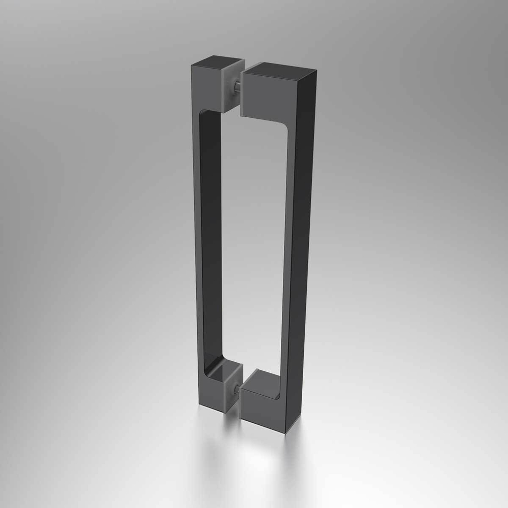 Душевая дверь Alpha VDP-3AL900CLGM, вороненая сталь, стекло прозрачное