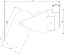 Бра Eurosvet Snap 20167/1 белый