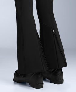 OYSHO Водонепроницаемые расклешенные эластичные брюки SKI с высокой посадкой, черный