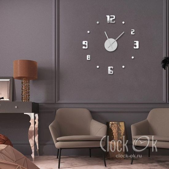 Настенные 3D часы Fashion