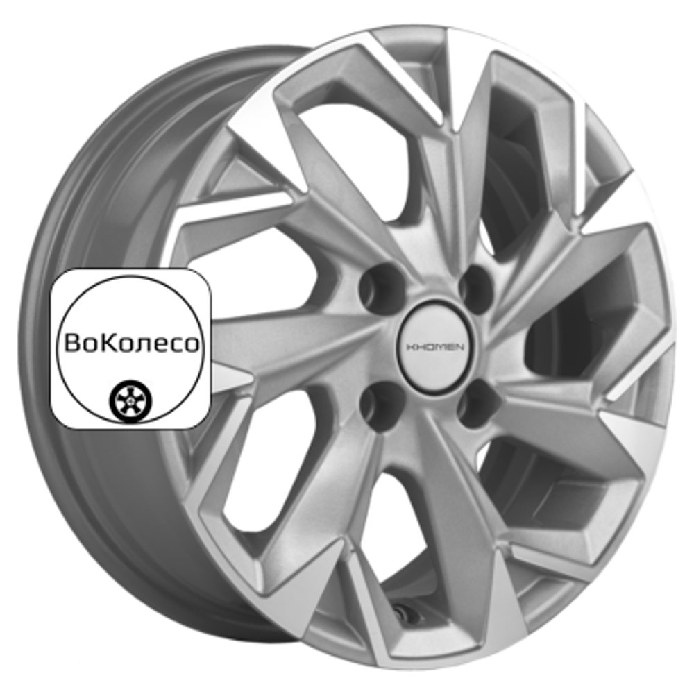 5,5x14/4x98 ET35 D58,5 KHW1402 F-Silver-FP Khomen Wheels