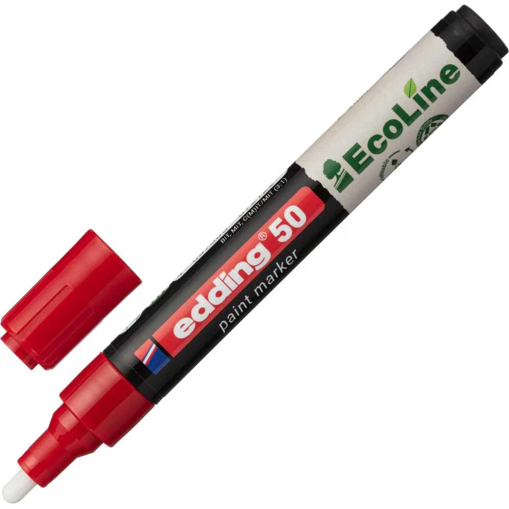 Маркер промышленный лаковый Edding E-50 красный 2-3 мм (4-50-002)