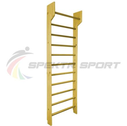 Шведская стенка деревянная с турником 1000*2600 мм