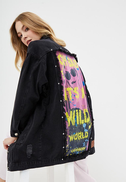 LIGVIANNI Джинсовая куртка Denim Jacket Oh Baby It's a Wild World