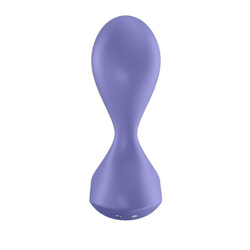 Анальная пробка Satisfyer Sweet Seal с вибрацией и управлением с телефона, лиловая