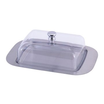 Масленка из нержавеющей стали с пластиковой крышкой Kamille KM 7008