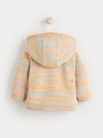 Вязаный кардиган с капюшоном для малышей Next K82-431, Бежевый