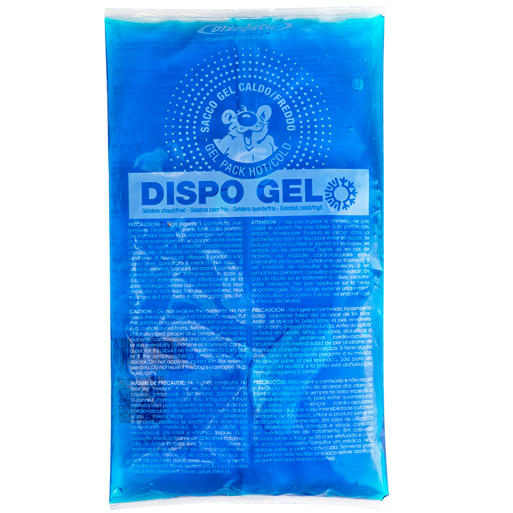 Многоразовый гелевый пакет для нагрева/охлаждения DISPO GEL, 352419, р.14*24 см