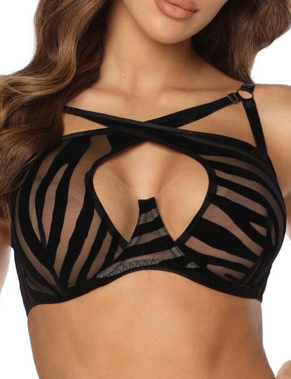 Бюстгальтер Kinga Unholy Alice (черный)