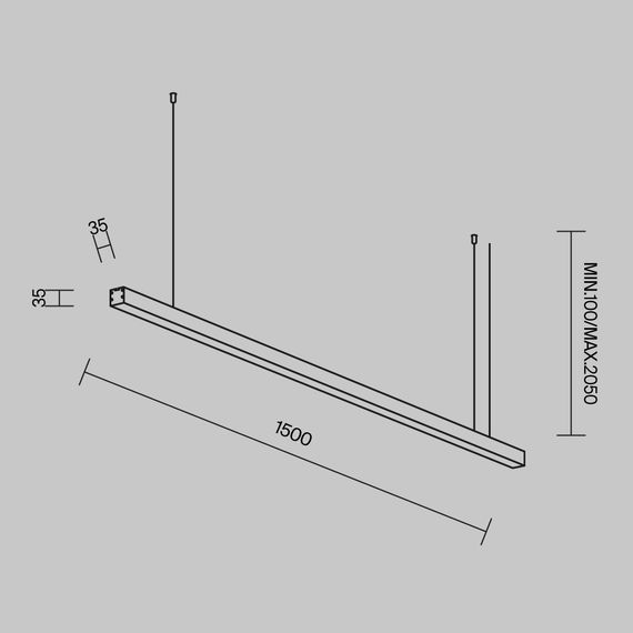 Линейный светильник Maytoni Technical LL312005