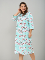 Ночная сорочка С-013/ментол-магнолия