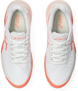 Женские Кроссовки теннисные Asics Gel-Challenger 14 - white/sun coral