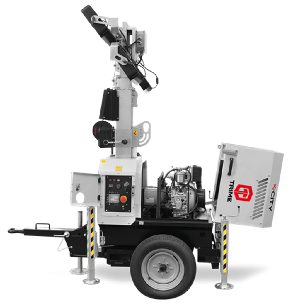 Мобильная мачта освещения TRIME X-CITY 4X320W LED (8м) светодиодная