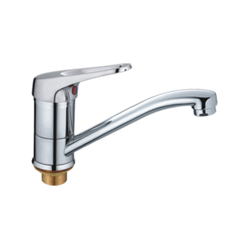 Смеситель для кухни 35к CN4513-2 CRON короткий пов. излив 149 мм,  п/гайку, ХРОМ