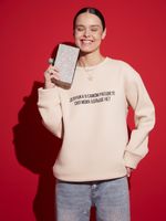 СВИТШОТ ДЕВУШКА В САМОМ РАСЦВЕТЕ PASTEL BEIGE